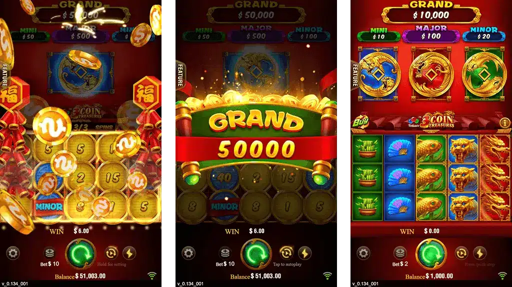 3 Coins 1Panel Bonus